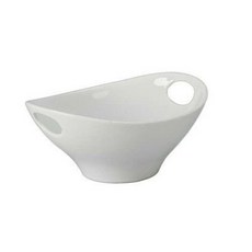 비아 오벌 볼 핸들 15.9 x 12.7 7.6cm, 1개, White