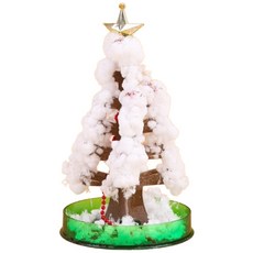魔幻紙樹 結晶生長擺飾, 白色聖誕樹開花