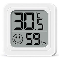 다담온 숙면습도 3.0 LCD 온습도계, 화이트, 1개