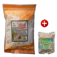 [산내들] 쌀가루(국산) 1kg 구매시 볶음깨소금 80g 증정, 1개