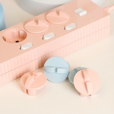 콘센트 안전커버 멀티탭 보호 마개 가리개 전기코드 전선 정리형 캡 덮개 파스텔, 1개