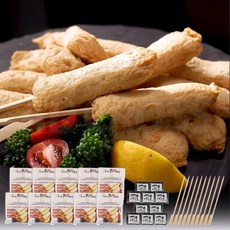 [인포벨]TV홈쇼핑정품 애드크로스 부산진 일품 어묵봉 순한맛 30p + 매운맛 20p + 대나무꼬치 10p + 국물팩 10p, 1세트, 1.5kg