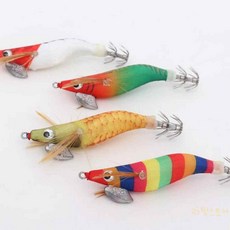 대목 1.8호 오징어 채비 문어낚시, 색동, 1개