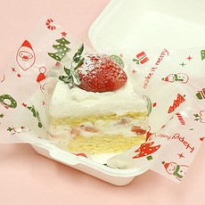 [렛츠베이킹] 크리스마스 유산지 홀리데이, 10개, 1개