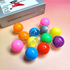 컬러 반투명 뽑기 캡슐 32mm 30P 1SET, 컬러 반투명  뽑기 캡슐 32mm 30P 1SET
