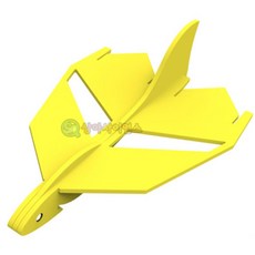 충격흡수 보조날개 곡예비행 글라이더 글라이더완구 고무태엽 과학학습교구 과학경진, 1개