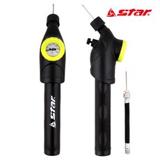 스타스포츠 양방향 압력게이지 펌프 XA1085, 블랙, 1개