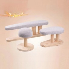 모자 다리미판 원형 원목 정장 다림질 소형 다림판 곡선 주름펴기 스툴 가정용, 화이트 소형 원형