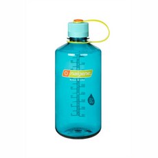 nalgene 1000 ml 窄口登山戶外運動耐熱水壺 耐熱95度 蔚藍色 2078-2062, 1個