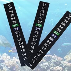 픽봄 어항 스티커형 수온계 온도계 어항온도관리 열대어온도계