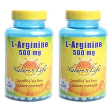 네이쳐스라이프 L-아르기닌 500mg 캡슐, 2개, 100정