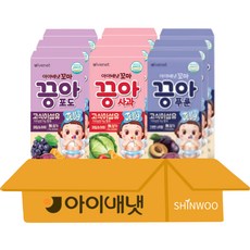 아이배냇 꼬마 끙아젤리 3종 사과4+포도5, 1세트, 900g