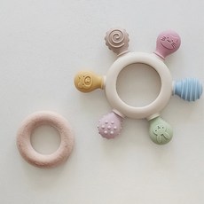 마마루치발기실리콘 나무링 아기치발기 치아발육기, 1개, 케이스증정, 단품