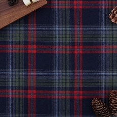 크리스마스 체크 식탁보 식탁 소품 4인 6인 테이블보 감성 홈파티 커버, 네이비