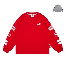 [국내매장정품] 푸마 PUMA KIDS 액티브 슬리브 로고 티셔츠_PK53TR301 5008870896 153121, Red, 140