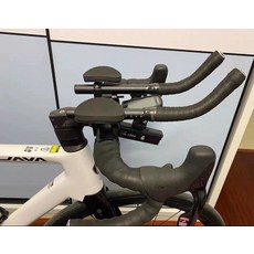 카본 에어로바 산악 트랙 스트랩 트라이바 부품 바, 1개, 블랙 핸들바