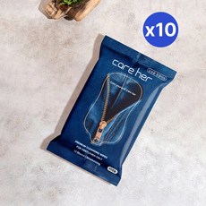 케어허 남성용 청결티슈 10매, 10개, 80g