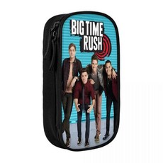 빅 타임 밴드 케이스 펜 홀더 대용량 가방 학교 선물 문구류, 1개, 2. 검정색