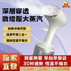 手持掛燙機 熨燙機 家用小型電熨斗 蒸汽掛燙機 平燙掛燙一體機 30秒速熱 深層穿透, 莫測藍★【頂配掛燙機】，美規110v