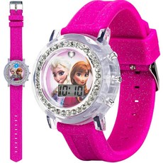 Disney 디즈니 겨울왕국 안나와 엘사 다이얼 시계 FZN3580