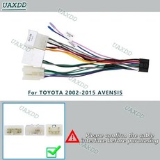 차량용 라디오 이드 스테레오 오디오 스크린 플레이어 네비게이션 케이블 하네스 프레임, 1. For 02-08 AVENSIS, 기본