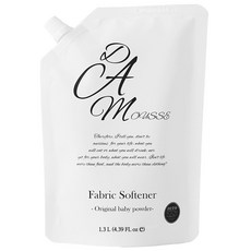 다무스 섬유유연제 베이비파우더향 오리지날향 리필형, 4개, 1.3L