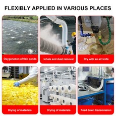 5.5 9KW 고압 스크롤 팬 송풍기 380V 소형 산업용 원심 및 진공 펌프, 01 China Mainland, 05 Release pressure