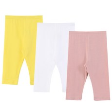 兒童棉質6分內搭褲 3入