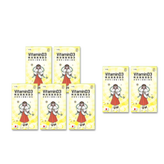 陽光維生素D3 60粒 促進鈣吸收 鞏固骨骼 維持神經肌肉機能, 7盒, 60顆