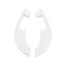 Yamaha YZF R1 2020-2024 모델 용 오토바이 공기 역학적 윙렛 고정 날개 페어링 액세서리 프론트 트림 스포, 09 White