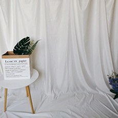 화이트 무대 투영용 손전등 인물 촬영 조명 천, 기타 재료, 화이트 2.6m x 7m, 1개