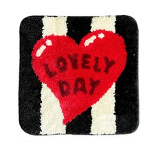 해피유통 유아 아동용 귀여운 캐릭터 원형 방석 소프트 플러시 체크 무늬 좌석 쿠션 사계절 사용 가능, 40*40센티미터., 4