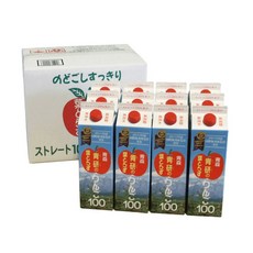 青森研 蘋果汁 無加糖 無加水 980ml 12入, 12個