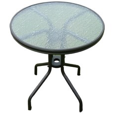 BROTHER兄弟牌 戶外玻璃庭院圓桌 60cm, 詳見包裝