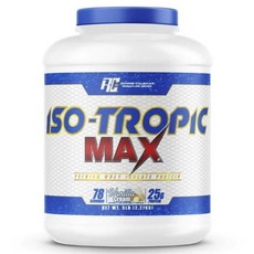 RONNIE COLEMAN Iso-Tropic高含量分離乳清蛋白 香草奶油風味, 1個, 2.27kg