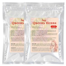 퀸즈셀프헤나 Queens Self Henna 천연염색약, 2개, 레드