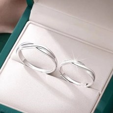 [1+1] 물결 트위스트 꼬임 커플링 우정링 커플반지 우정반지 커플템 우정템