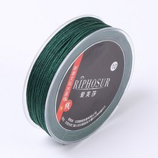 불교용품 염주줄 밴딩 소원 구슬 묵주 염주실 천주, k. 박스형 다크 그린 1.0mm 35m