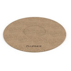 Fluance 턴테이블 코르크 플래터 매트 - 바이닐 레코드 플레이어 음질 및 성능 향상