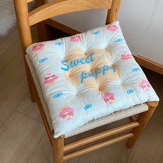 해피유통 귀여운 캐릭터 패턴 어린이용 쿠션 방석 사계절 사용 가능 부드럽고 편안한 면 소재, 40*40센티미터., 6