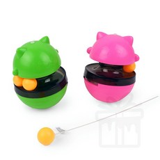 고양이 오뚜기 고양이장난감, 핑크, 1개