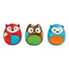 美國Skip Hop 寶寶探索啟蒙系列-蛋型手搖沙鈴三入組 搖鈴 寶寶樂器 skiphop玩具（LAVIDA官方直營）, 1個