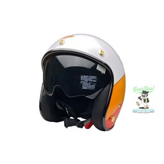 【Gear Base 吉兒基地】 EVO 安全帽 復古帽 CA312 / 彩虹, 黑白,312s, 1個