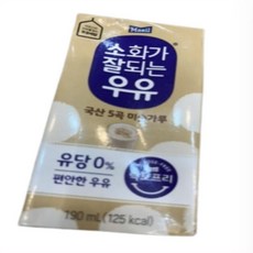 소화가잘되는우유 국산 5곡 미숫가루, 190ml, 120개