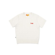 매장정품 코닥 KODAK 컬러아이 케이블 반팔 니트 우먼 IVORY K4122LKT11IVR 170166