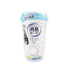 日本Unicharm嬌聯 強力消臭寵物尿便味貓砂盆除臭顆粒香香豆450ml 沐浴香, 1個, 沐浴香(藍), 450ml