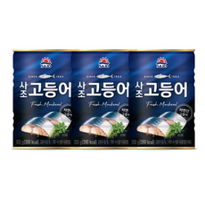 사조 고등어, 3개, 300g