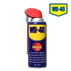 WD 40 다목적 방청 윤활제 450ml 스마트스트로 문 창문 공구 체인 녹제거 타르 부식방지