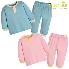 모이몰른 유아 소프트 상하복 세트