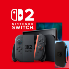 닌텐도 스위치 2 본체 국내 정품, [대한민국 정발] 닌텐도스위치2 한국판+스위치2 파우치